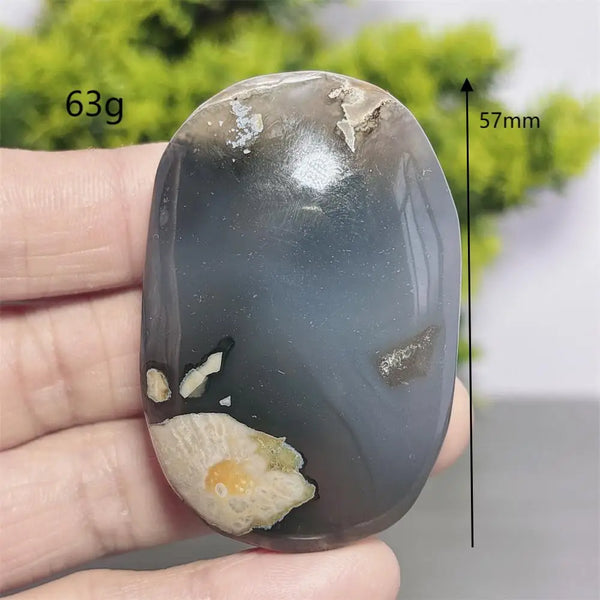 Fire Agate Palm Stone-ToShay.org