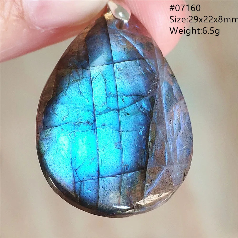 Blue Light Labradorite Pendant-ToShay.org