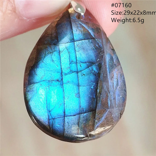 Blue Light Labradorite Pendant-ToShay.org