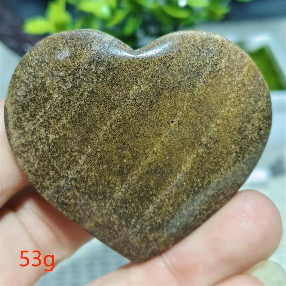 Black Hair Agate Heart-ToShay.org