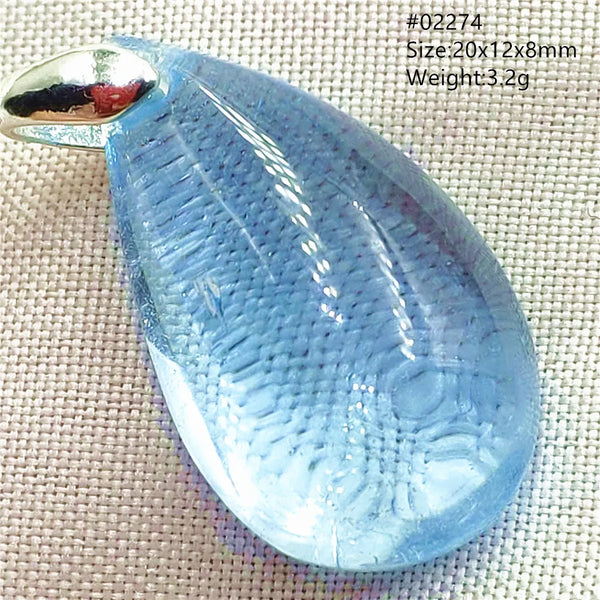 Blue Topaz Crystal Pendant-ToShay.org