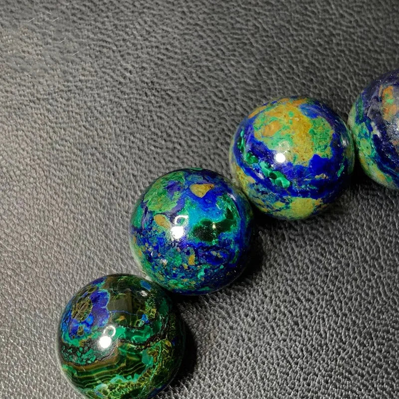 Blue Green Azurite Bracele-ToShay.org