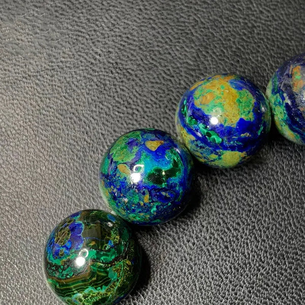 Blue Green Azurite Bracele-ToShay.org