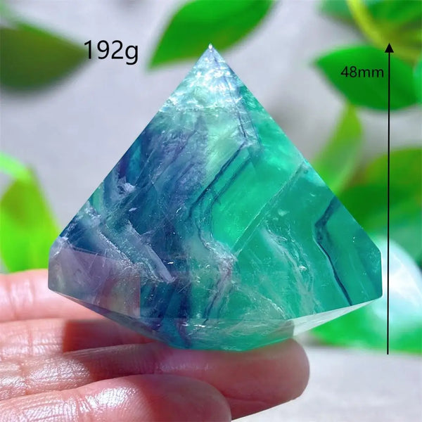 Rainbow Fluorite Diamond-ToShay.org