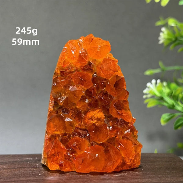 Orange Citrine Mineral Crystal-ToShay.org