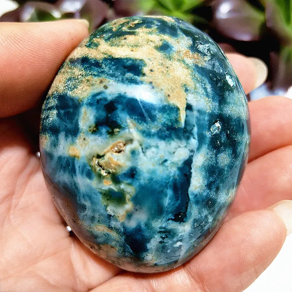 Mixed Ocean Jasper Palm Stones-ToShay.org