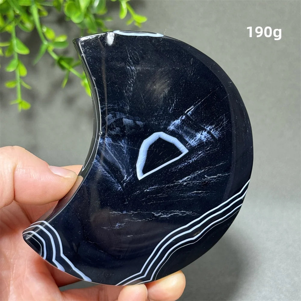 Black Agate Moon-ToShay.org