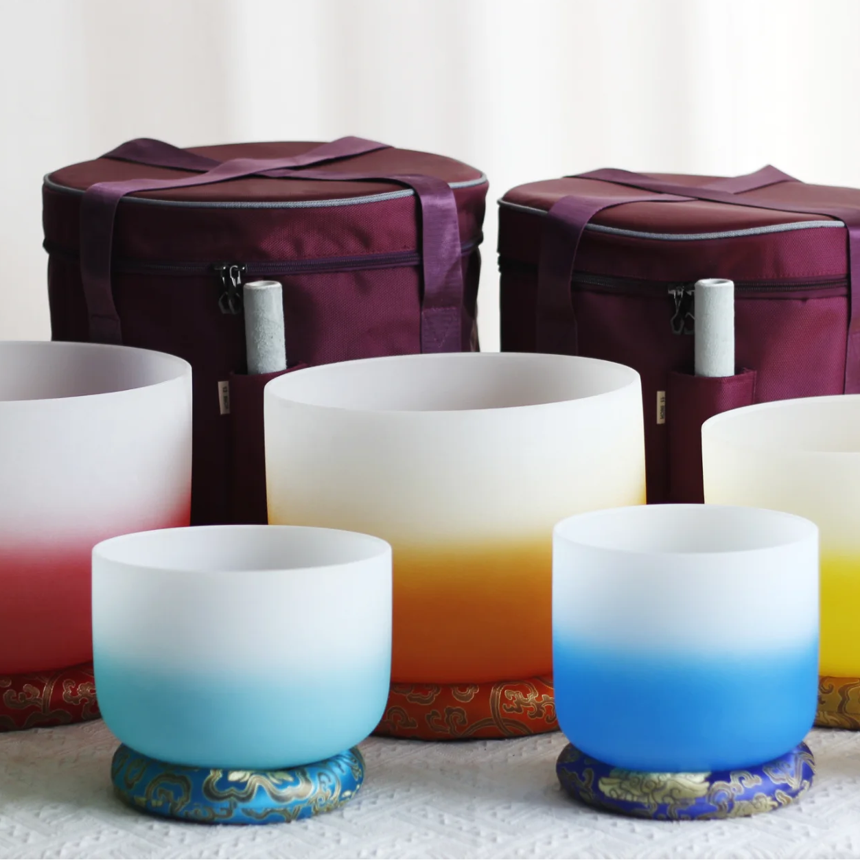 Frosted Crystal Singing Bowls-ToShay.org