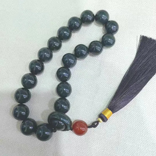 Green Jade Tassel Bracelet-ToShay.org