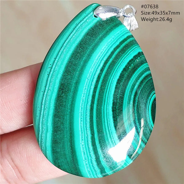 Green Malachite Pendant-ToShay.org