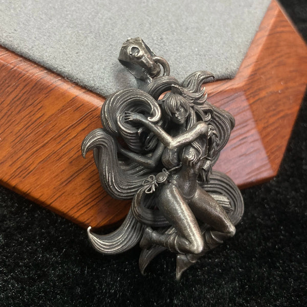 Silver Nine Tail Pendant-ToShay.org