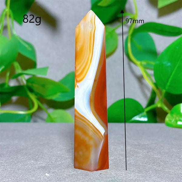 Orange Carnelian Crystal Tower-ToShay.org