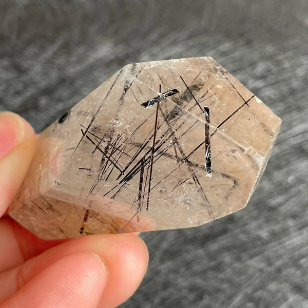Black Rutilated Quartz Crystal-ToShay.org