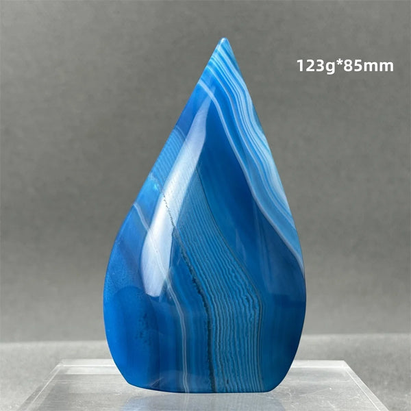 Blue Agate Torch-ToShay.org