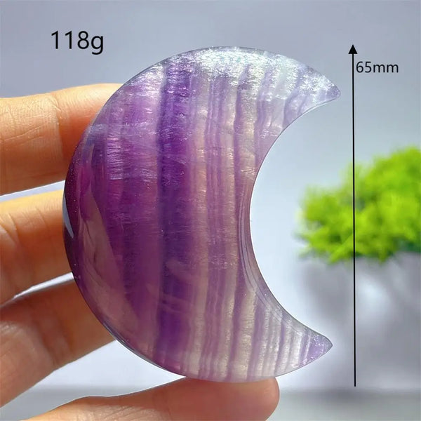 Rainbow Fluorite Moon-ToShay.org