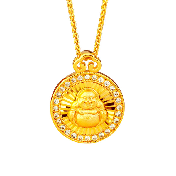 Gold Maitreya Pendant-ToShay.org