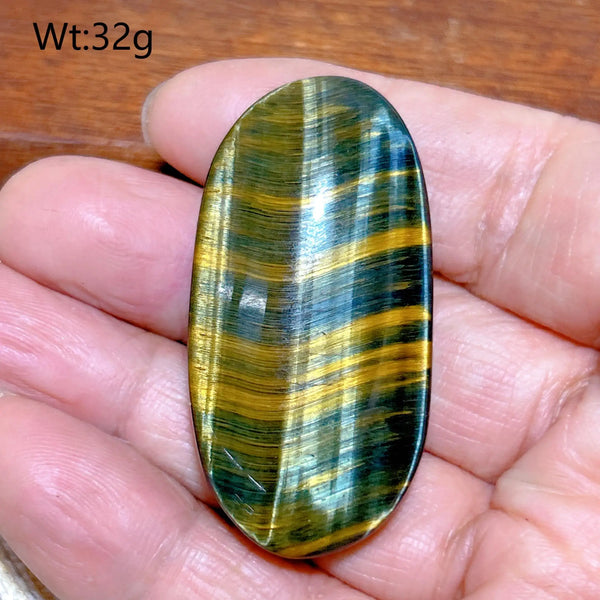 Blue Yellow Tiger Eye Stone-ToShay.org