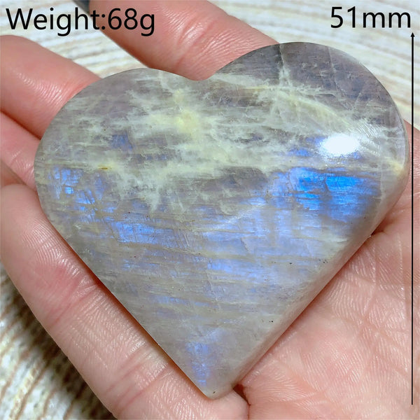 Blue Rainbow Moonstone Hearts-ToShay.org