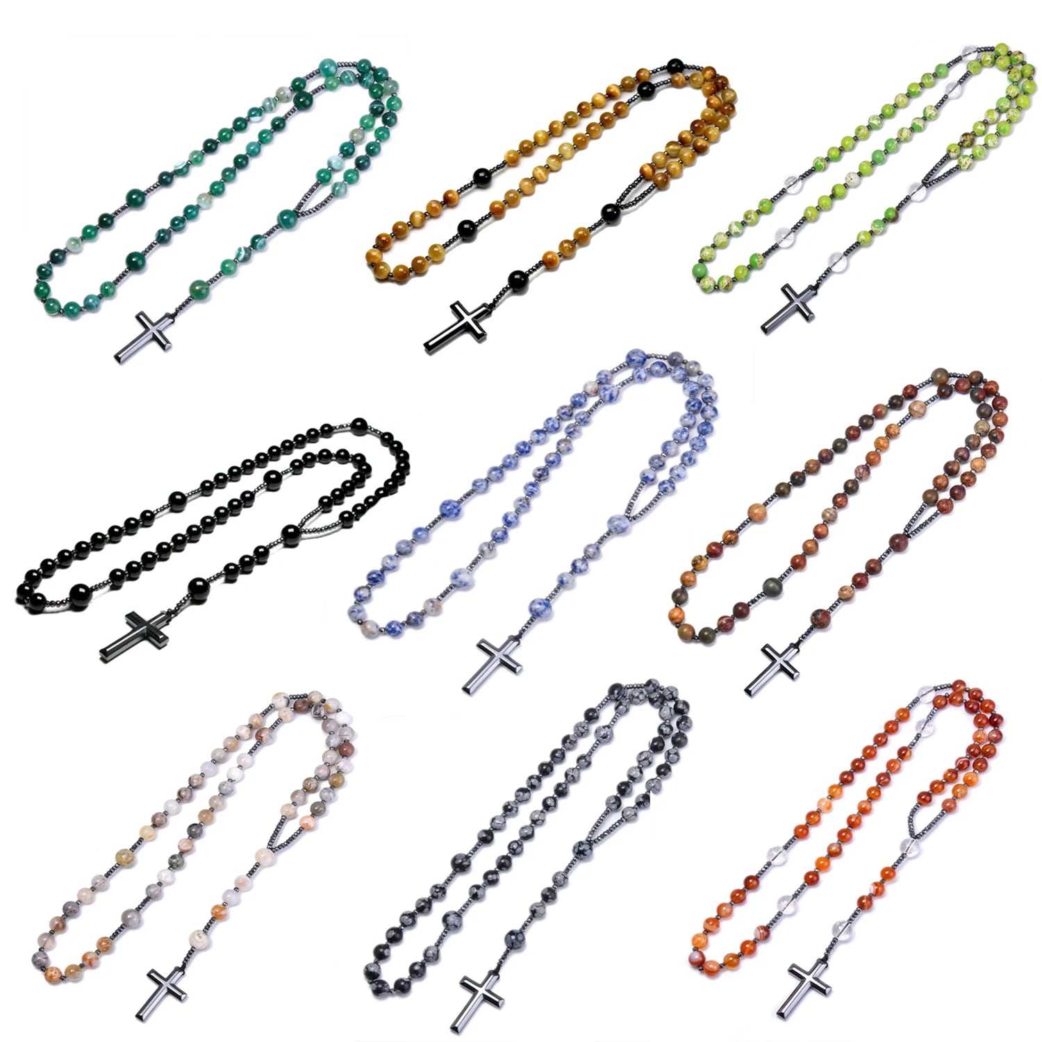 Mixed Crystal Rosary Beads-ToShay.org
