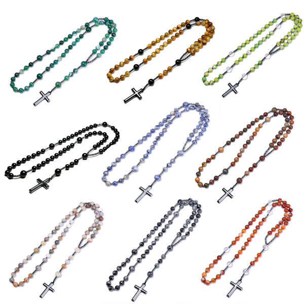 Mixed Crystal Rosary Beads-ToShay.org