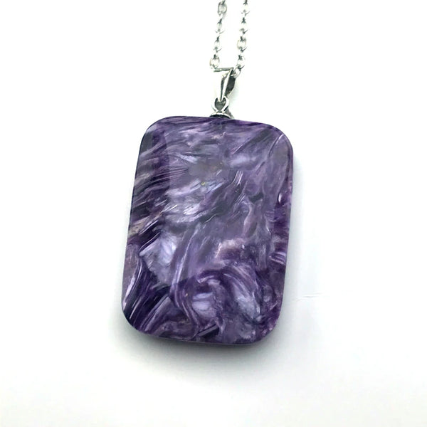 Purple Charoite Pendants-ToShay.org