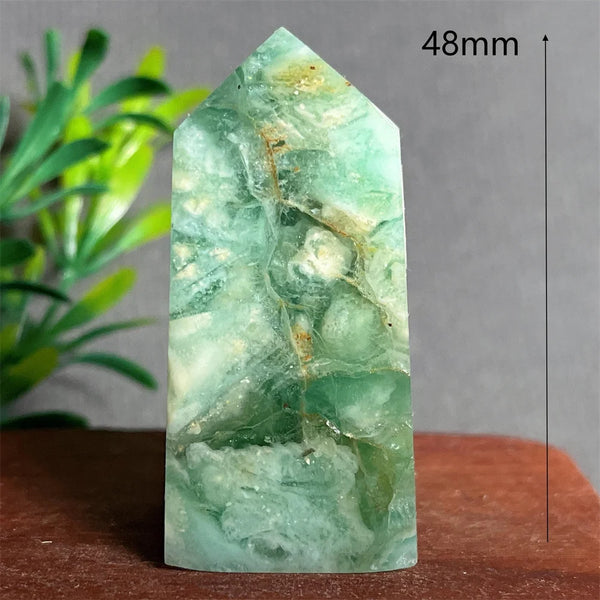 Green Jade Crystal Tower-ToShay.org