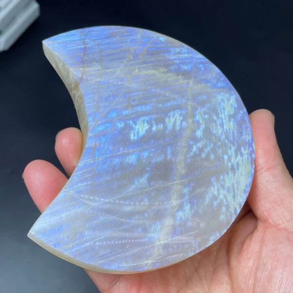 Blue Flash Moonstone Moon-ToShay.org