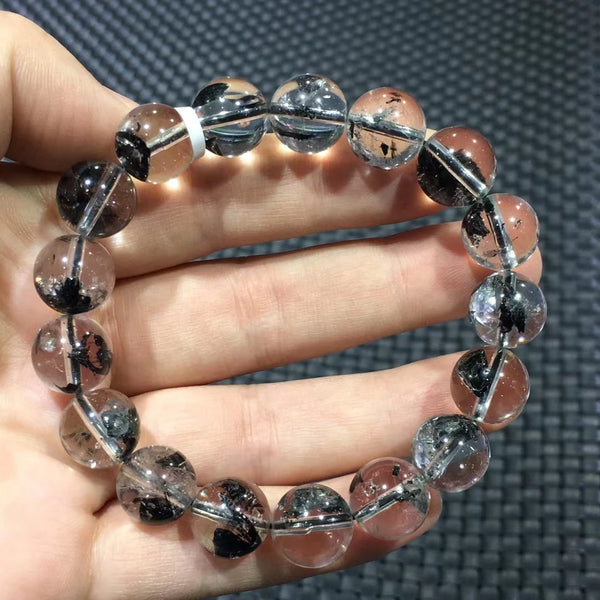 Black Rutilated Quartz Bracelet-ToShay.org