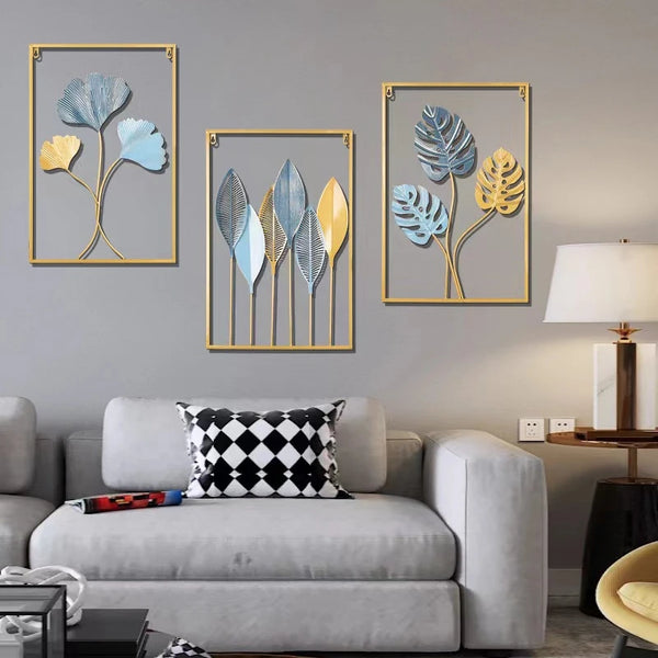 Wrought Iron Leaf Wall Art-ToShay.org