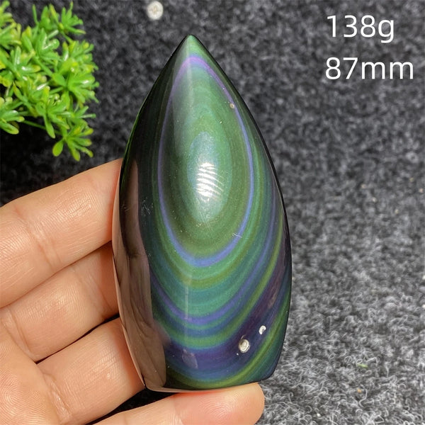 Rainbow Obsidian Torch-ToShay.org