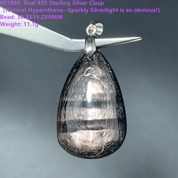 Black Hypersthene Pendant-ToShay.org