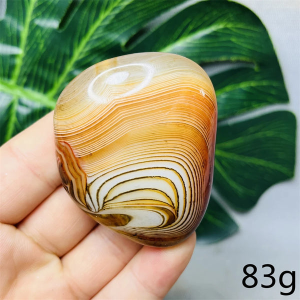 Red Agate Palm Stones-ToShay.org