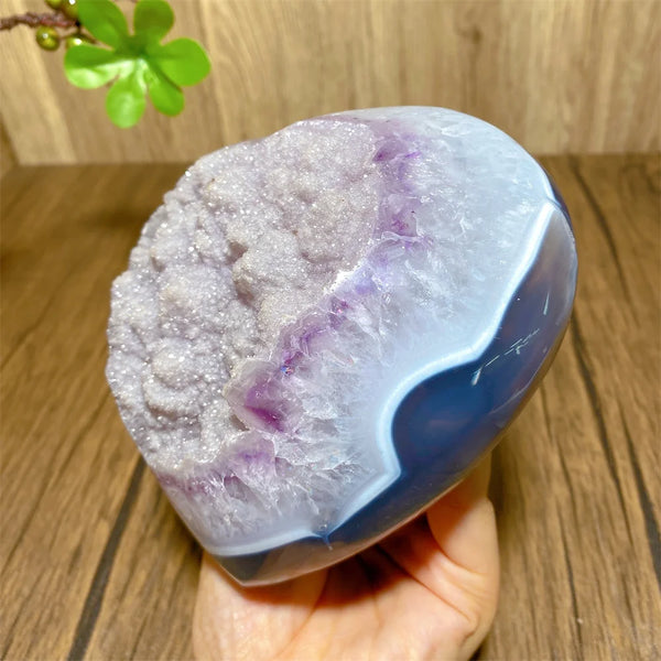 Pink Amethyst Cluster Geode-ToShay.org