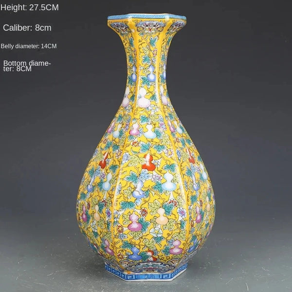 Yellow Flower Vase-ToShay.org