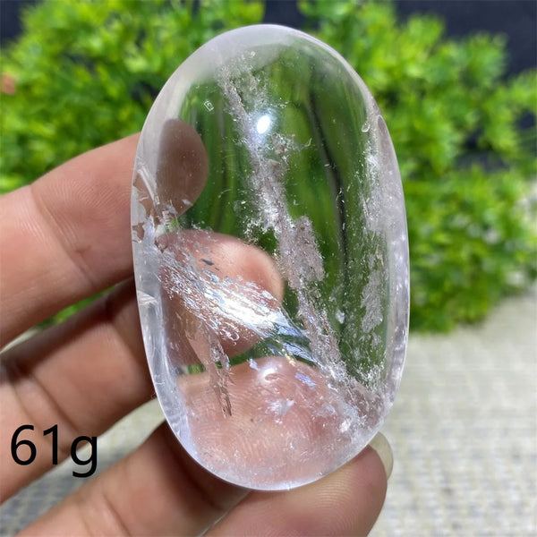 Clear Crystal Palm Stone-ToShay.org