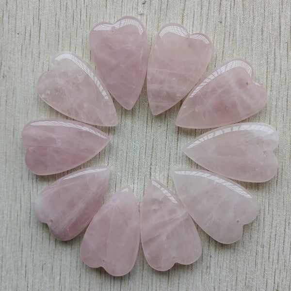 Pink Rose Quartz Hearts-ToShay.org