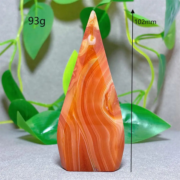 Orange Carnelian Crystal Torch-ToShay.org