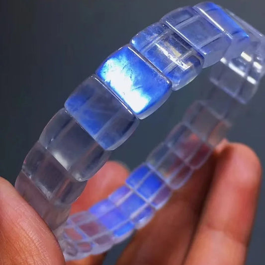 Blue Moonstone Bangle-ToShay.org