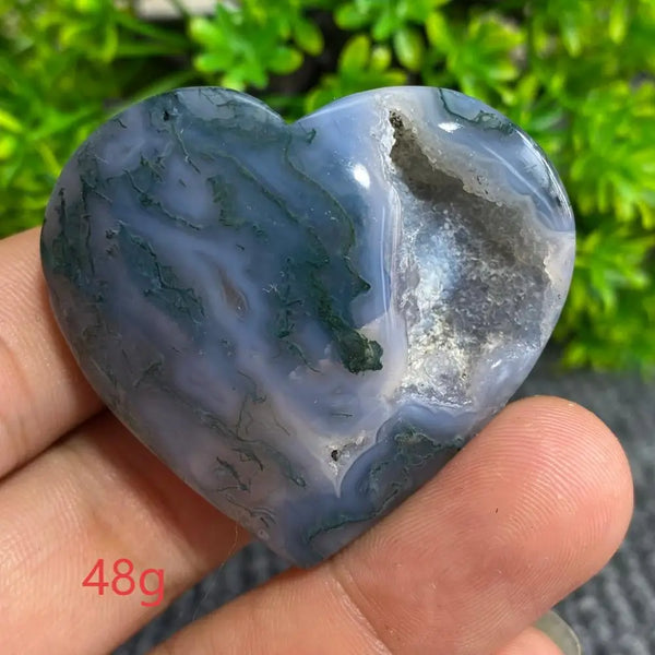 Green Moss Agate Heart-ToShay.org