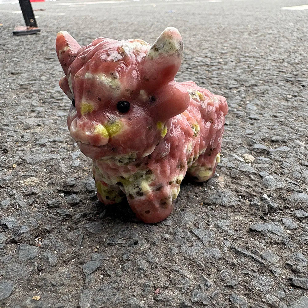 Pink Peach Blossom Cow-ToShay.org