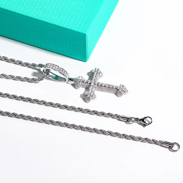 Silver Cross Pendant-ToShay.org