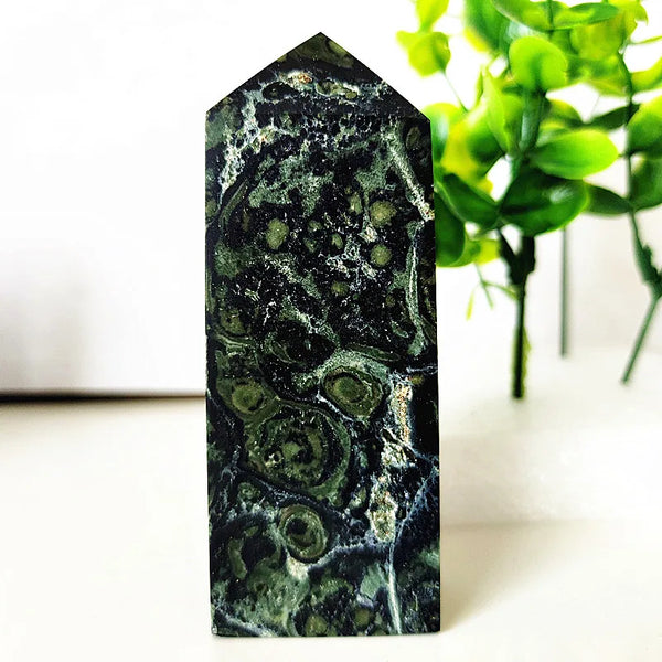 Green Peacock Eye Wand-ToShay.org