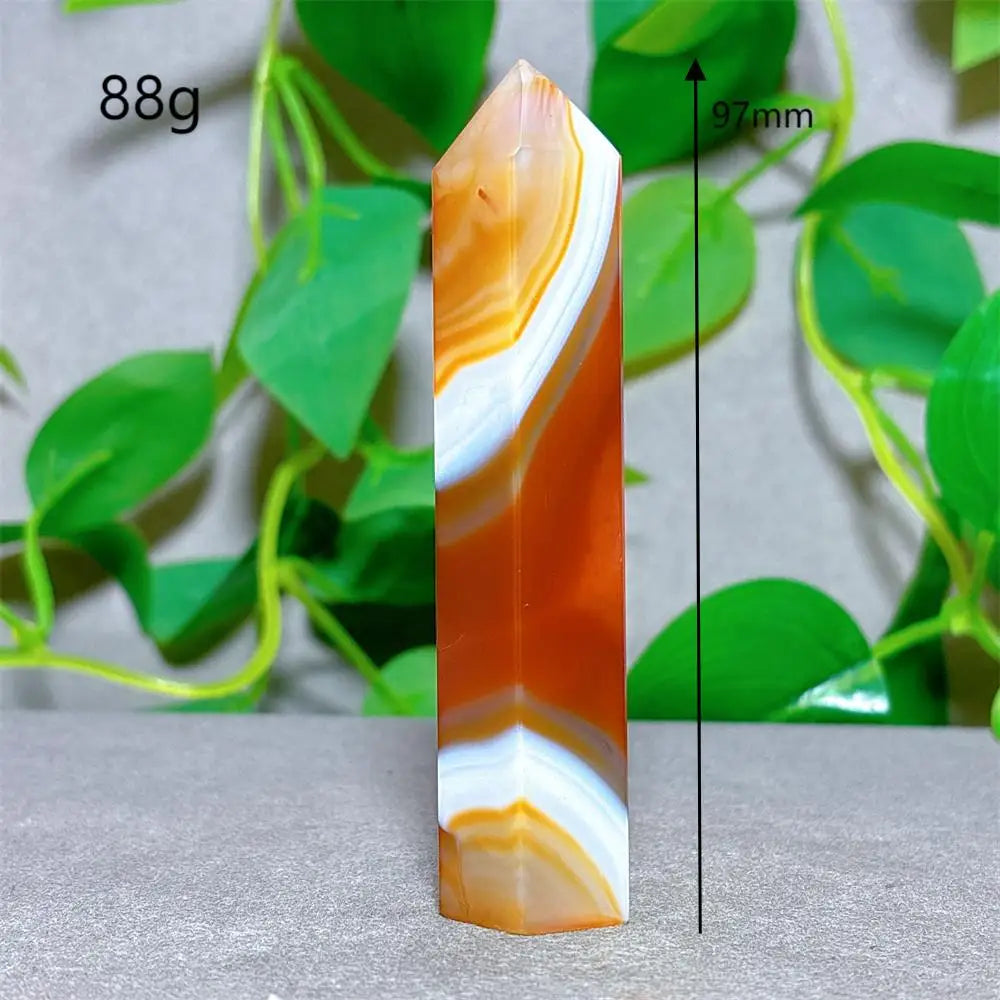 Orange Carnelian Crystal Tower-ToShay.org