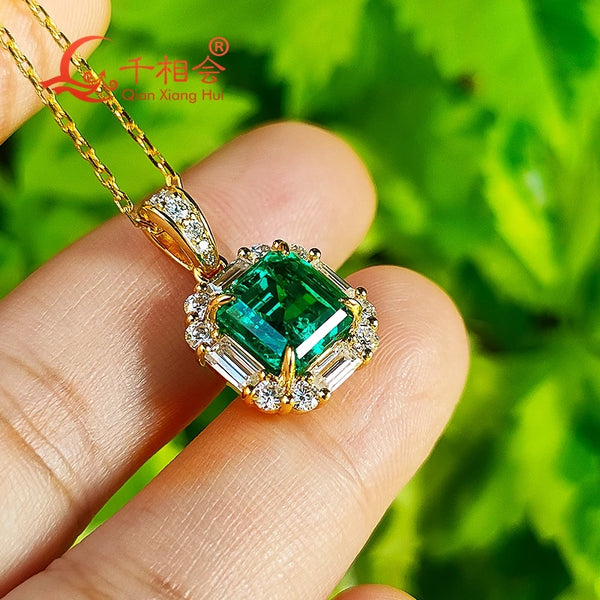 Green Emerald Pendant-ToShay.org