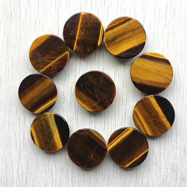 Yellow Tiger Eye Stone Cabochon-ToShay.org