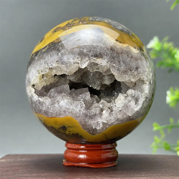 Ocean Jasper Geode Ball-ToShay.org