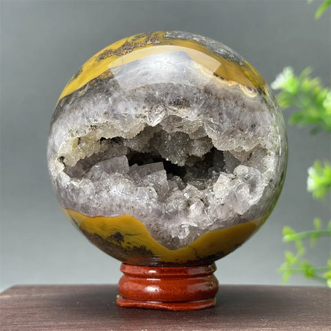 Ocean Jasper Geode Ball-ToShay.org