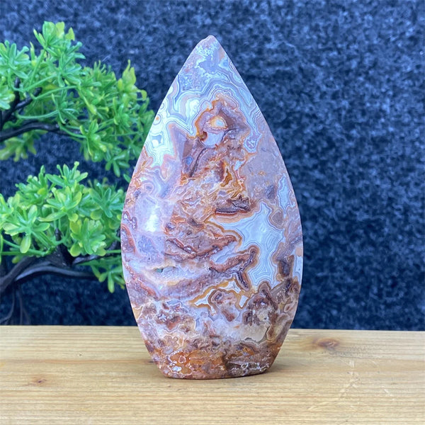 Blue Lace Agate Torch-ToShay.org