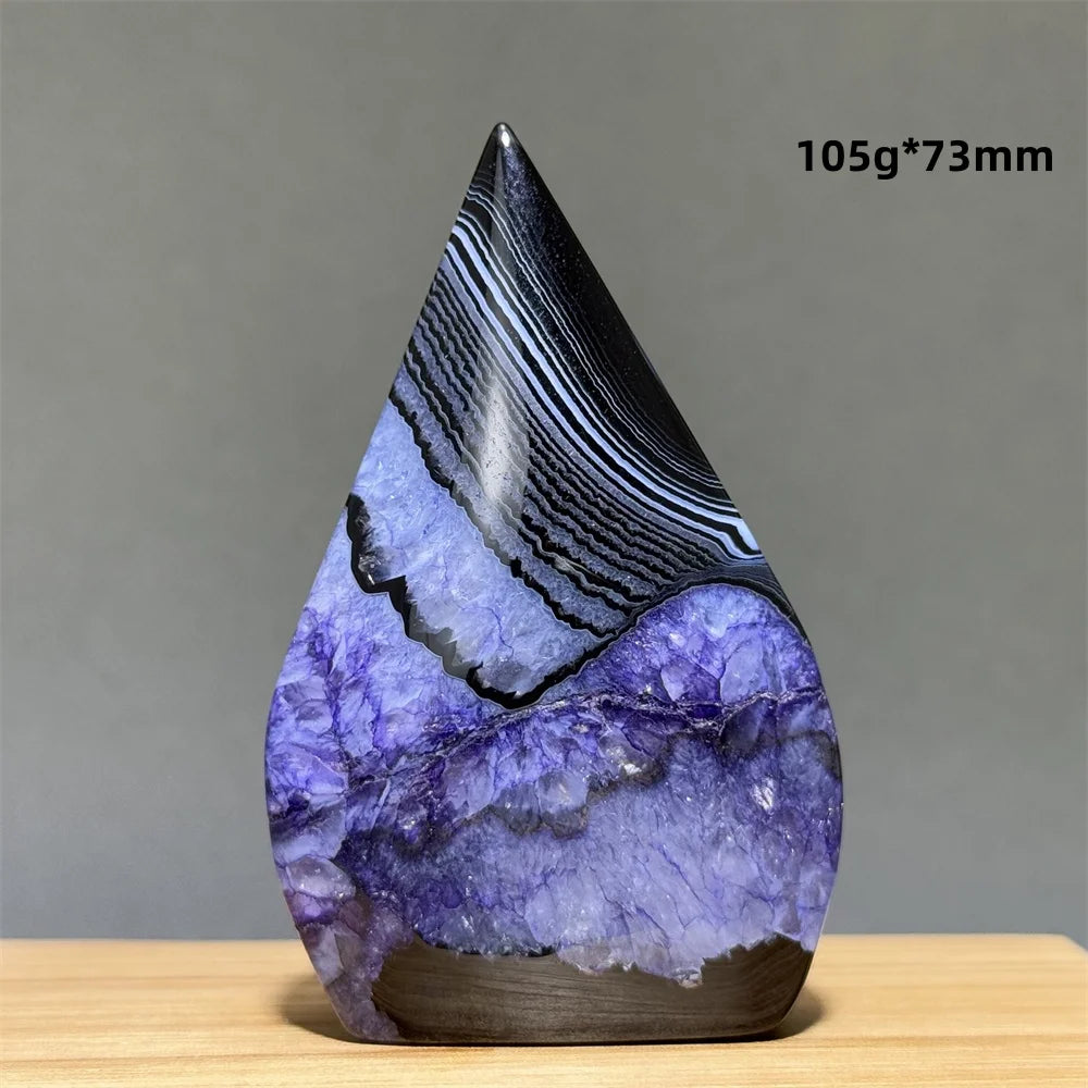 Purple Agate Flame-ToShay.org