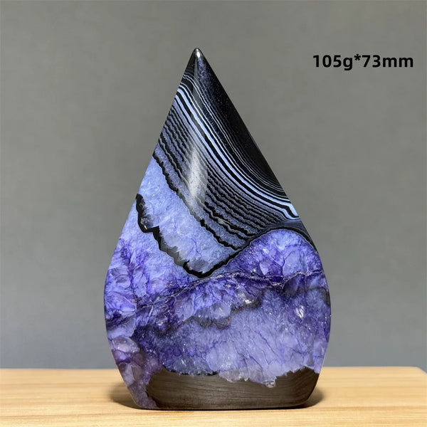 Purple Agate Flame-ToShay.org